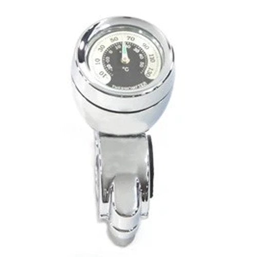 Temperature Gauge with Mount Chrome for Harley-Davidson