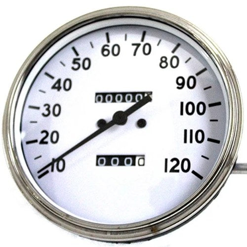 Replica 2:1 Speedometer with Black Needle for Harley-Davidson