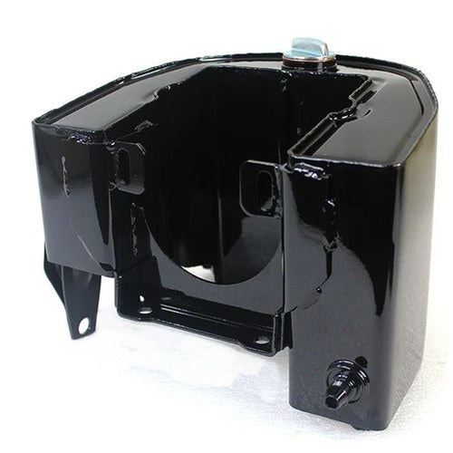 York Electric Start Oil Tank Black for Harley-Davidson