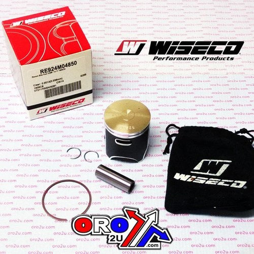 Wiseco 48.5mm Piston Kit Kawasaki KX85 2014-2025, Racers Elite ArmorFit