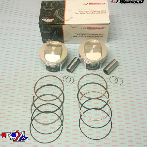 Wiseco Piston Kit PS, Harley Davidson Twin Cam 88 to 95cid 10.5:1 CR
