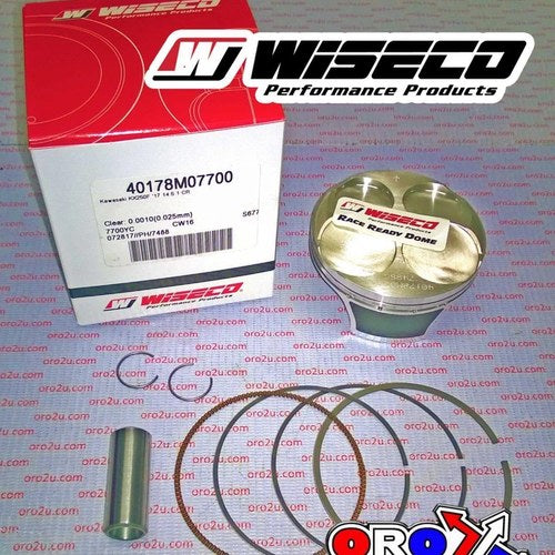 Wiseco 77mm HC Piston Kit Kawasaki KX-F250 2017-2019, ArmorGlide