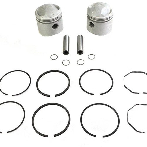 Motorshop Replica 74 Inch Overhead Valve Piston Set For 3-7/16 Inch .030 O