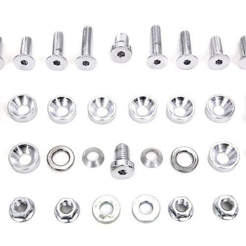 Colony 9920-46 Chrome Rear Fender Strut Bolt Kit