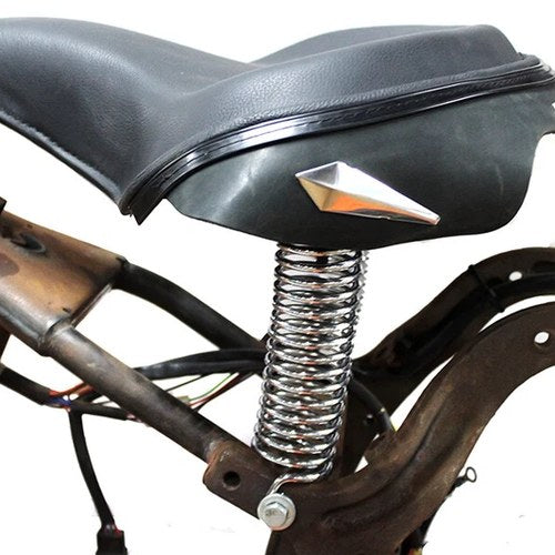 V-Twin Black Police Solo Seat Kit for Softail Models - Part 47-0907