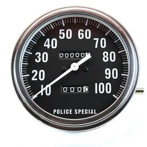 V-Twin 71473E Replica Police For 2:1 Speedometer