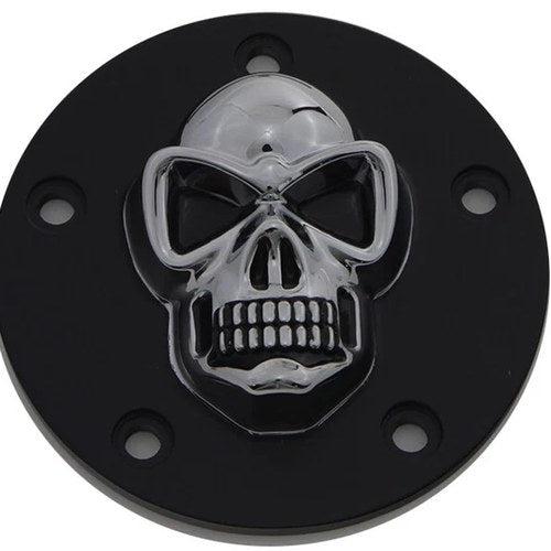 V-Twin 30-0181BC Black Skull Style Point Cover