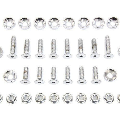 Colony 2497-38 Rear Fender Strut Mounting Kit - Chrome Plated Low Profile