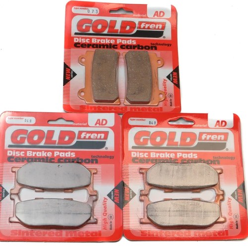 Brake Pads Front & Rear For Yamaha Xvz 1300 TF Venture Star 1999-2001