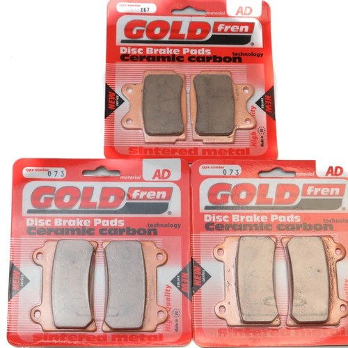 Brake Pads Front & Rear For Yamaha Fzr 400 3EN1 F/No 1WG 043101-080100 1988