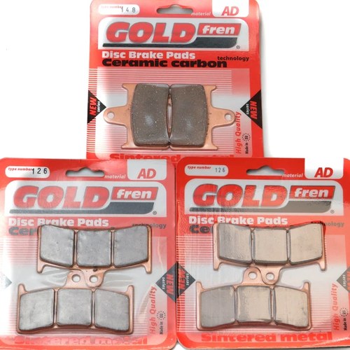 Brake Pads Front & Rear For Kawasaki ZX7-RR (ZX 750 N1/N2) 1996-1999