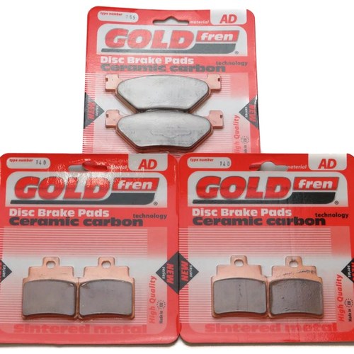 Brake Pads Front & Rear For Sym Voyager 250 2005 Complete Bike Set