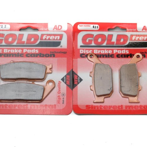 Brake Pads Front & Rear For Honda Ntv 600 J/K/M Revere 1988-1992
