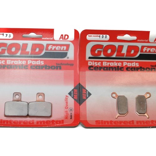 Brake Pads Front & Rear For Husqvarna CR 50 Senior Pro 2005