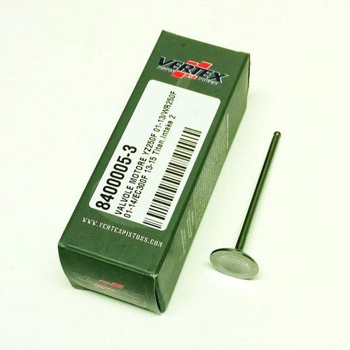 Vertex Titanium Intake Valve Gas EC250F 2010-2015, EC300F 2013-2015