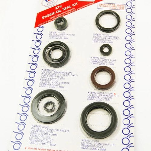 Engine Oil Seal Set Suzuki LT250R 1988-1992, LT500R 1988-1990, 9PCS