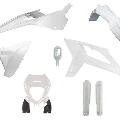 R-TECH White Plastic KIT/6 Beta RR125-480 2020-2022