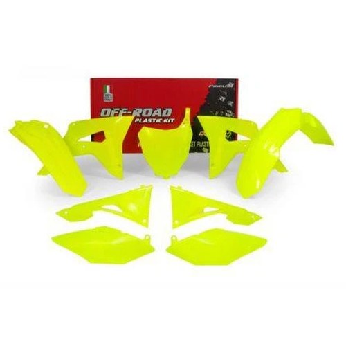 R-TECH Neon Yellow Plastic Kit Honda CRF450R 2017-2018, CRF250R 2018