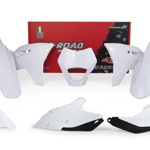 R-TECH White Plastic KIT/6 Gas EC/ECF 250/300/350 2021-2023