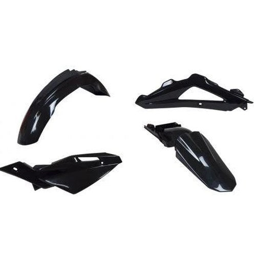 R-TECH Black Plastic KIT/4 Husqvarna TC250 09-13, TE250 10-13, TE310 11-13