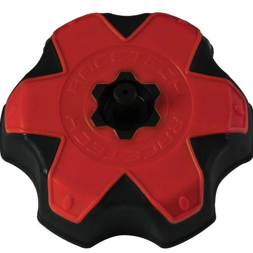BLACK/RED Tank Cap Honda CR125/250 00-07, CRF50/70/80 00-11, XR50/70 00-05