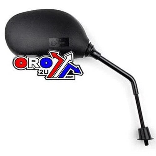 Universal Right Oval Black Mirror