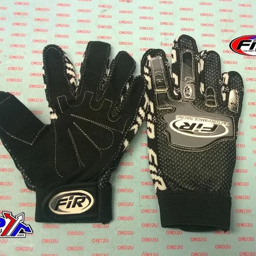 Fir Black Youth MX Gloves, Size 4