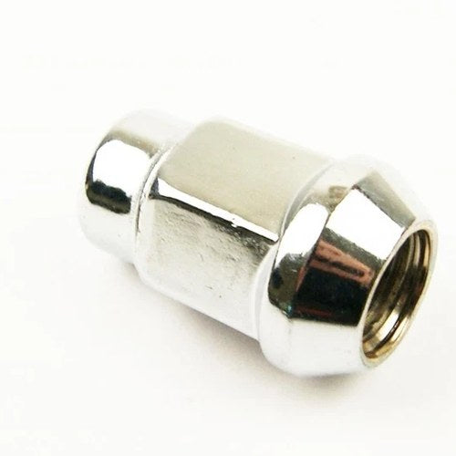 Beveled Chrome Wheel Nut 1/2" 20TPI