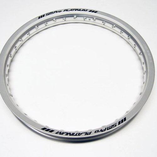 SM Pro Platinum Matt Silver Rim 185-19, 36 Spoke Hole