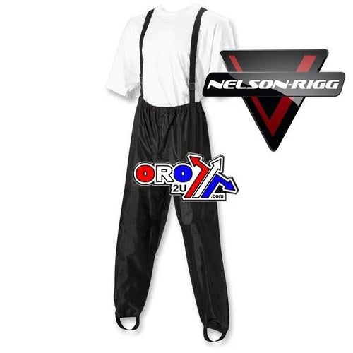 NELSON-RIGG Aston Rain Pants Black, X-LARGE