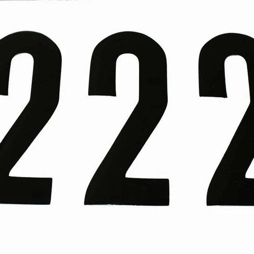 2, Black 6" Thick PACK/3