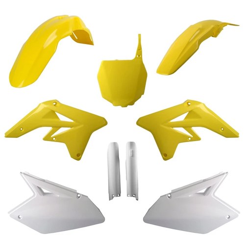 Polisport Plastic Kit + Fork Guards Suzuki RM-Z250 2007-2009, OEM 07-08