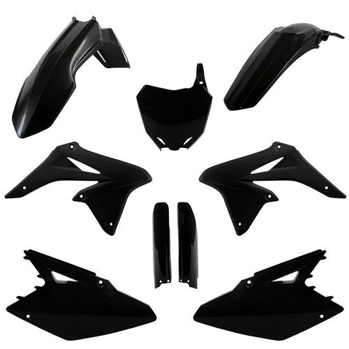 Polisport Plastic Kit + Fork Guards Suzuki RM-Z250 2010-2018, Black
