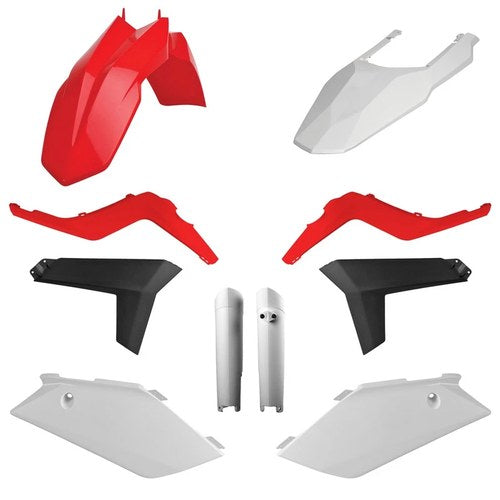 Polisport Plastic Kit + Fork Guards Gas EC/EC-E/EC-F 2012-2013, OEM Style