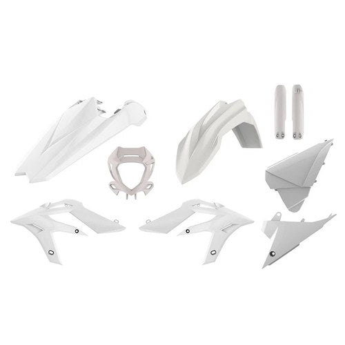 Polisport Plastic Kit + Fork Guards Beta X-TRAINER 250-300 2015-2019, White