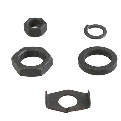 Parkerized Rear Axle Nut and Lock Kit for Harley-Davidson