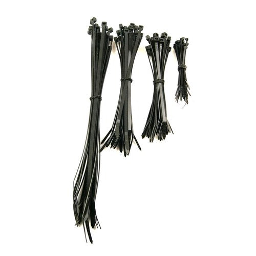 Nylon Cable Zip Tie - 100 Set, 100/160/200/300mm - 25 OF Each