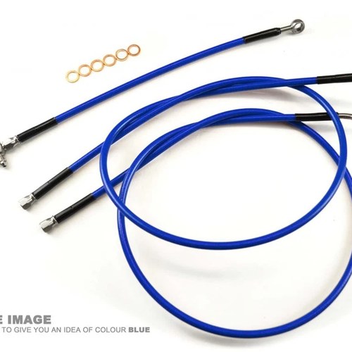 Fir Front Brake Hose Blue KIT/3 Yamaha YFM660R Raptor 2001-ON