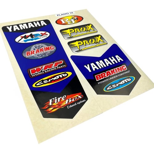 Yamaha Sticker Sheet Size A4