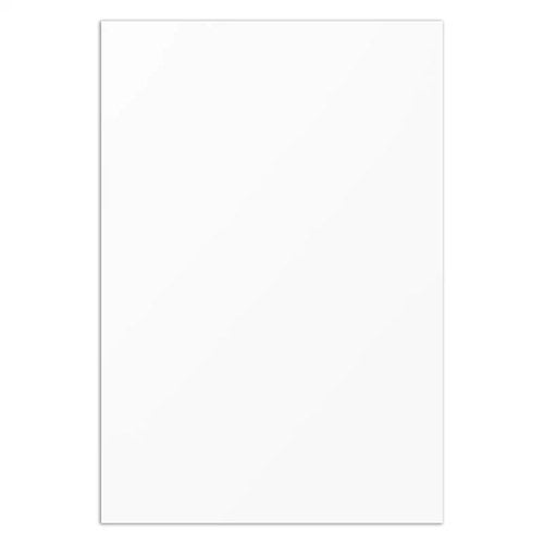 Sidecar White Plastic Sheet Cover Universal Fitment - 1000mm x 1000mm x 3mm