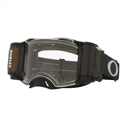 Oakley Airbrake MX Tuff Blocks BLACK/GUNMETAL, Clear Lens Goggles