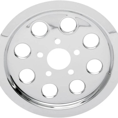 DS Chrome Outer Rear Pulley Insert Harley Davidson Sportster 883/1200 #142811