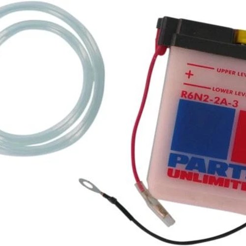 Parts Unlimited Conventional Battery 6V fits Yamaha/Kawasaki/Honda