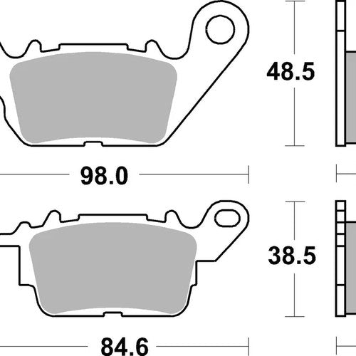 Sbs Brake Pads Front For Yamaha Neo'S 0 2023