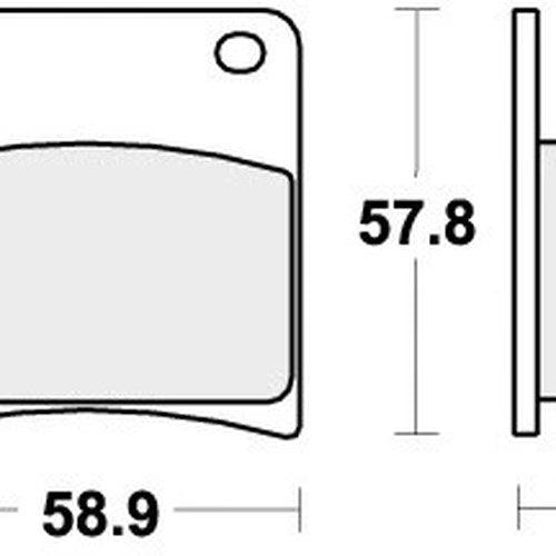 Sbs Brake Pads Rear For Suzuki VX 800 L - P 1990 1993