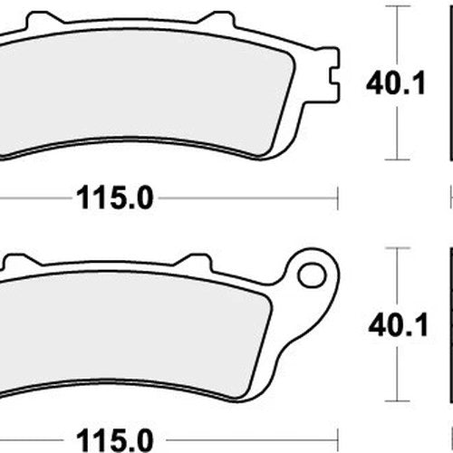Sbs Brake Pads Rear For Honda GL 1800 Gold Wing F6B 2013 - 2016
