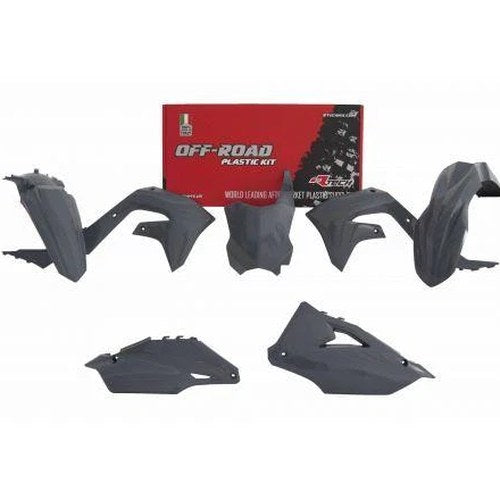 R-TECH Grey Plastic KIT/5 Kawasaki KX250/X 2021-2024, KX450/X 2019-2023