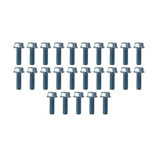 M6 x 20mm Flange Bolt, Pack OF 25, 10mm Hex