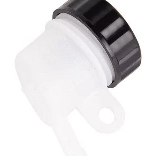 Rear Brake Fluid Reservoir, Round With Side Outlet