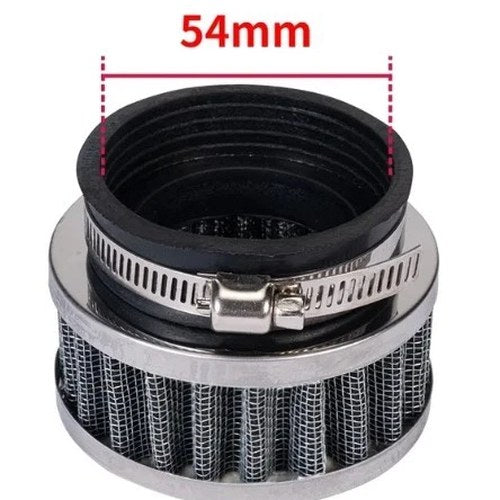 54mm Air Filter With Rubber Bolt ON